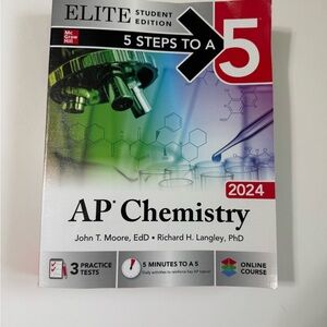 McGraw Hill AP Chemistry 2024 Study Guide test preparation for exam